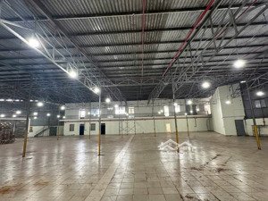 cho thuê kho xưởng 5.500m2 cần giuộc. hệ thống pccc tự động