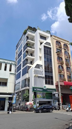 tòa nhà trần quý khoách, q1 hđ 170tr - cn 128m - 5 tầng - giá 35 tỷ