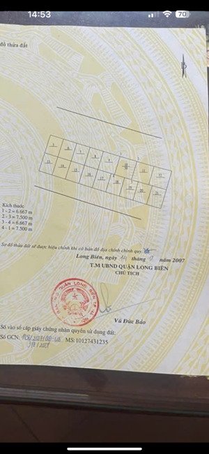 bán lô đất vip tđc phố trạm mặt view vườn hoa phố trạm 50m2 mt=hậu= 6.6m giá 18 tỷ