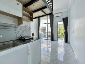 căn hộ có gác full nội thất ban công thoáng mát gần aeon tân phú , huit , vhu