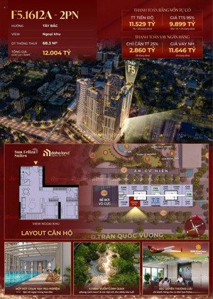 bán căn hộ cc cao cấp sun feliza suite - cầu giấy