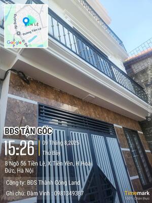 Bá,n Nhà Tiền Yên - Tiền Lệ, 45m2*4Tầng, Sân rộng thoáng, có bếp ướt bên ngoài, 50m ra ôtô.