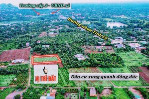 ea bhốk- cưkuin dt 20*62m thổ cư 60m2 đường bê tông ôtô tới đất kdc đất đỏ bazan đẹp chỉ 5xxtr