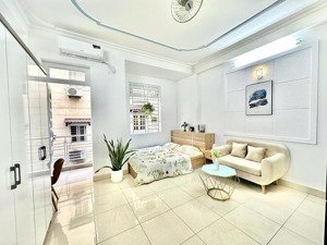 cho thuê phòng full nội thất, 40m2, máy giặt riêng, nơ trang long, bình thạnh