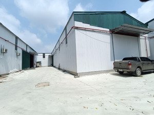 cho thuê 730m2 kho xưởng đường 442, sơn đồng, hoài đức, hà nội. xe công vào, xuất vat, pccc 60k/m2