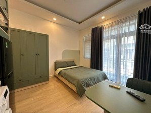 cho thuê căn hộ studio có ban công hoặc cửa sổ - full nội thất đầy đủ tiện nghi - có thang máy