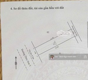 bán lô đất mặt tiền thủy sơn 3 ngay khu sơn thủy, lô 65 b2.16 127.5m2, giá cực kì tốt chỉ 7.1 tỷ