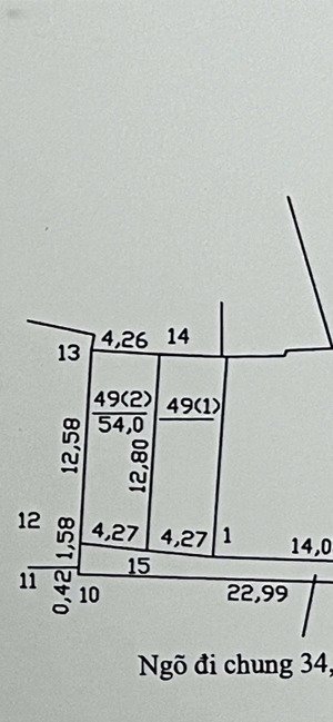 bán đất 54m2 tại văn bình, thường tín, hà nội, 2,48 tỷ vnd