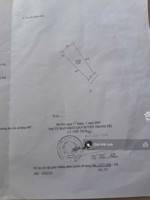 vạn phúc thanh trì - siêu phẩm đầu tư ven đô - 230m2 10 tỷ - đường thông ô tô vào đất - cực hiếm