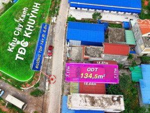 bán lô đất tại tđc khuỷnh - diện tích 134,5mv ngang 7,17m. giá siêu đẹp