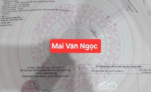 bán lô đất đẹp đường mai văn ngọc, hòa khánh nam, liên chiểu cạnh biển. giá chỉ 3,350 tỷ