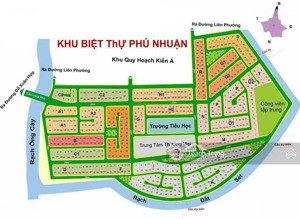 bán lô đất biệt thự lô b tại kdc phú nhuận giá rẻ chỉ 76tr/m2. shr, chính chủ gửi đang gấp bán