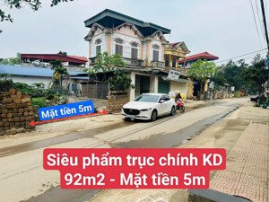 bán đất mặt đường liên xã đường to thông thoáng