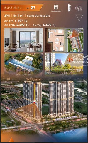 bán căn 2pn vị trí siêu đẹp, giá tốt khó tìm tại masteri lakeside