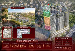 hot. tại sun feliza suites căn hộ tòa f6, 94m2, 3 ngủ, 2wc giá chỉ hơn 13 tỷ