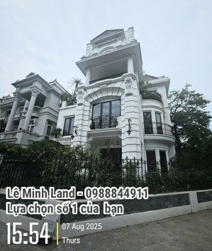 siêu biệt thự ciputra 305m2-4 tầng-nhỉnh 120 tỷ, lô góc - đường đôi rộng