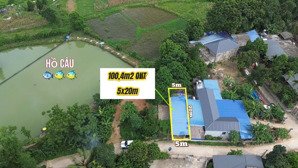 bán lô đất tại thanh lương, lương sơn 100.4m2 sát dự án kcn thanh cao