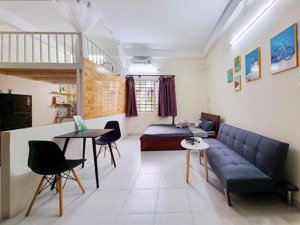 căn hộ duplex 2 chỗ ngủ siêu rộng - gần công viên lê thị riêng - máy giặt riêng