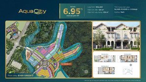 nhà phố 6x20 vị trí đẹp tại dự án aqua city