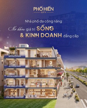 shophouse phố hiến- khoái châu mặt đường 52m mua trực tiếp cđt thanh toán 2.8 tỷ sở hữu lâu dài