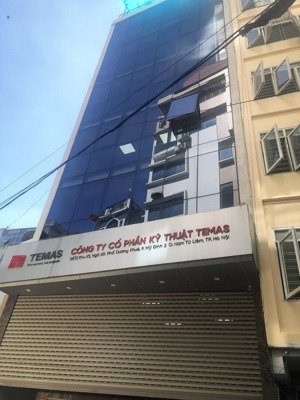 cho thuê tòa nhà phố lê đức thọ mỹ đình. dt 75m2, mt 8m, 7t, 1 hầm thông sàn thang máy. giá 65tr