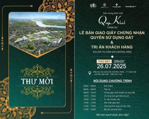 chỉ từ 22 triệu/m² đất nền cẩm khê central park, tiện ích đầy đủ