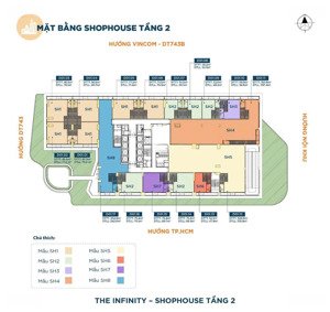 nhà phố the infinity dĩ an 2 mặt tiền đắc địa, gần vincom, thanh toán 10%