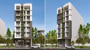 duy nhất 1 toà căn hộ 8 tầng đường 10m5 sát hồ xuân hương ra biển mỹ khê 2p dòng tiền 120tr/tháng