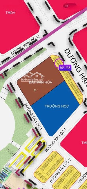 shophouse hp-138, vị trí đắc địa, gần vinhomes megamall, góc ngã tư cầu hoàng gia, gần trạm sạc