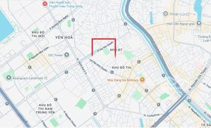 nhà hạ yên quyết - một mặt phố một mặt ngõ, sổ đỏ 55m2 a4, mặt tiền 5.5m giá nhỉnh 400tr/m2