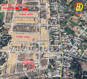 khu phố chợ lai nghi (có sổ): cần bán lô đất biệt thự, đối diện công viên; cách chợ vài bước chân.