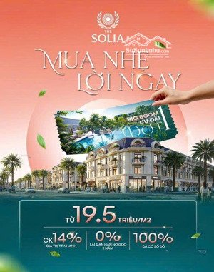 bán đất nền dự án the slolia ỉnh lộ 830(vành đai 4)