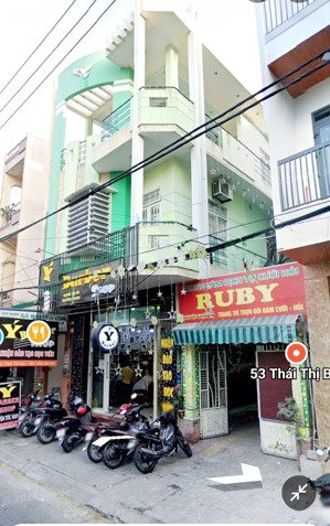 mua bán nhà 3 tầng mặt tiền đường thái thị bội, đà nẵng. dt: 177,1m2 (8,64x20), dtss: 466,6m2.