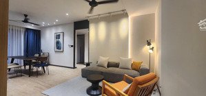 cho thuê căn hộ saigon royal, q4. 114m2, 3pn full nội thất mới, view sông trực diện. giá 42tr/tháng