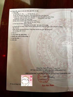 bán đất tại tam phước, biên hòa, đồng nai giá siêu hời 1,2 tỷ, 128m2