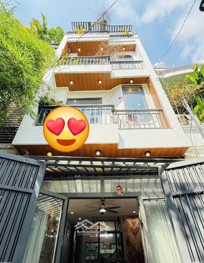 6,39t - 4x14m 4 tầng full nội thất hẻm xe hơi lê văn thọ, f9 gần cv làng hoa