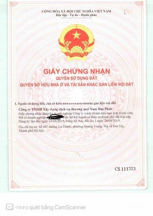 bán đất tặng nhà tại phố thuần nghệ, thị xã sơn tây, hà nội. diện tích 423m2