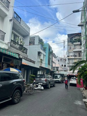 bán nhà đẹp 3 mặt tiền hẻm - ngay khu phố ẩm thực sầm uất phú thọ hòa - 91m2 sàn - 3pn 2wc - 7.4 tỷ