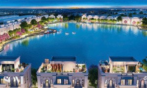 biệt thự bên hồ thiên nga green lake - vinhomes green city dt đất 150m2, dt sàn 308m2 giá 12 tỷ