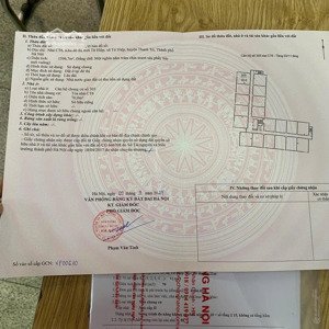 cần bán nhà ct6 chung cư hồng hà