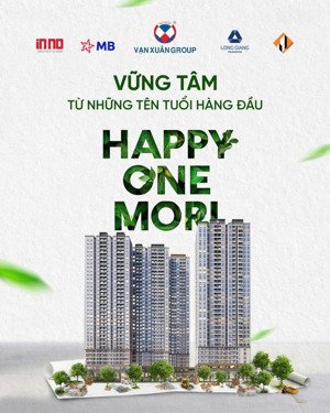 sắp xuất hiện siêu phẩm mới từ chủ đầu tư vạn xuân - căn hộ happy one mori _ pkd chủ đầu tư.