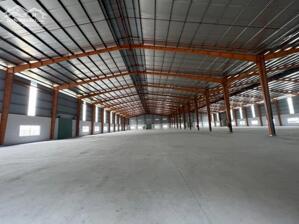 CHO THUÊ KHO XƯỞNG MỚI XÂY, PHÁP LÝ CHUẨN, TẠI ĐỨC HÒA, LONG AN 3300M2 GIÁ RẺ 60K/M2