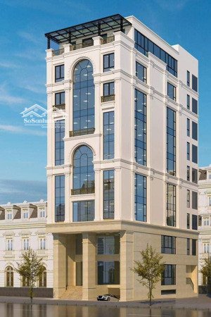 bán toà văn phòng 2 mặt tiền phố trần thái tông - cầu giấy, 160m2 x 9t. mt 8.5m. 98 tỷ.