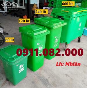 Mô hình thu gom rác năm 2025- thùng rác 120 lít 240l lít 660 lít giá rẻ- lh 0911.082.000