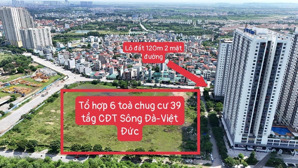 chính chủ cần bán lô đất 120m ngay chân 8 toả chung cư nam an khánh, kinh doanh cực kì sầm uất