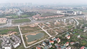 chính chủ bán nhanh 97m2 đất dịch vụ khu 12,5ha xã an thượng, mặt đường chính 15m, ngay sát hồ