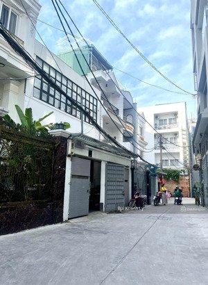 bán nhà phú nhuận hẻm xe hơi thông khuvip phan đăng lưu 5 tầng st - hđ~40tr/th- gần quận 1