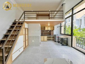 thuê duplex 35m2 ban công an ninh - ung văn khiêm bình thạnh gần hutech uef uth ftu lh 