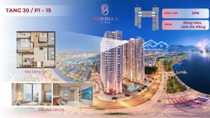 căn view sông hàn cuối cùng peninsula đà nẵng, cửa chính đông nam, đẳng cấp nghỉ dưỡng trên cao
