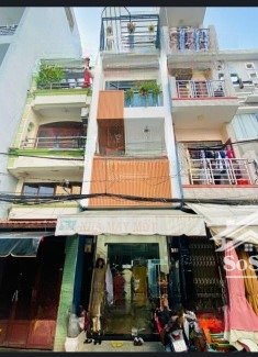 nhà 4 tầng đúc btct - 66m2 - hẻm nhựa xe tăng - thành thái, q10, nhỉnh 14 tỷ